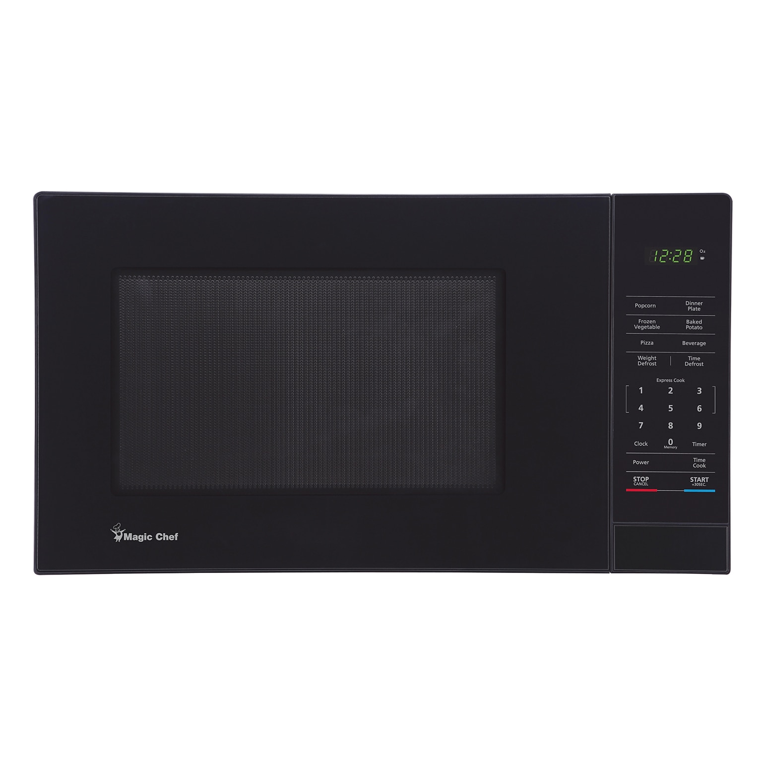 Magic Chef 1.1-Cu. Ft. 1000W Digital Touch Countertop Microwave, Black (MC110MB)