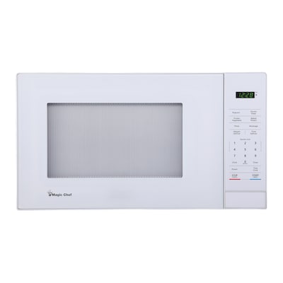 Magic Chef 1.1-Cu. Ft. 1000W Digital Touch Countertop Microwave, White (MC110MW)