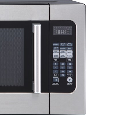 Magic Chef 2.2-Cu. Ft. 1200W Countertop Microwave with Sensor Cook, Stainless Steel (MC2211MS)