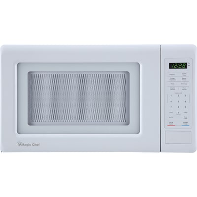 Magic Chef 0.7-Cu. Ft. 700W Countertop Digital Touch Microwave, White (MC77MW)