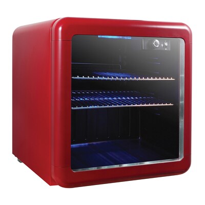 Magic Chef MCB17CHR 1.7-Cu. Ft. Retro Beverage Cooler, Red