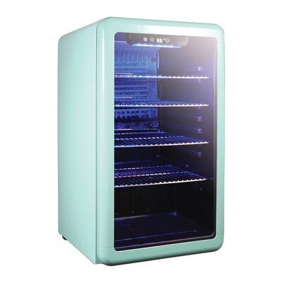 Magic Chef MCB34CHM 3.4-Cu. Ft. Retro Beverage Cooler, Green