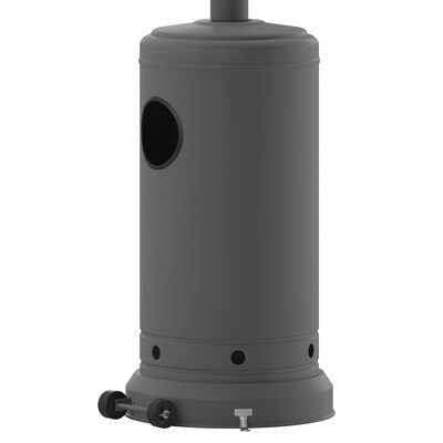 Flash Furniture Sol Propane Patio Outdoor Heater, 40,000 BTU, Slate Gray (NANHSSAGHGY)