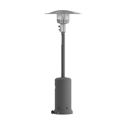 Flash Furniture Sol Propane Patio Outdoor Heater, 40,000 BTU, Slate Gray (NANHSSAGHGY)