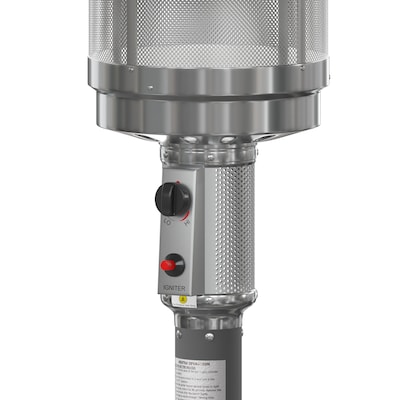 Flash Furniture Sol Propane Patio Outdoor Heater, 40,000 BTU, Slate Gray (NANHSSAGHGY)