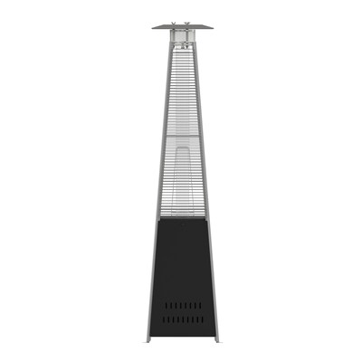 Flash Furniture Sol Propane Patio Outdoor Heater, 42,000 BTU, Black (NANFSDC02BK)