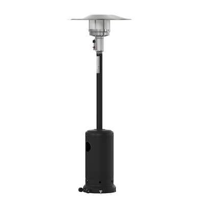 Flash Furniture Sol Propane Patio Outdoor Heater, 40,000 BTU, Black (NANHSSAGHBK)