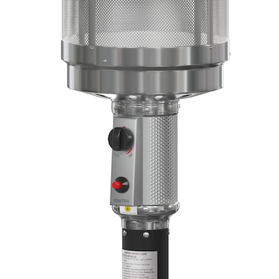 Flash Furniture Sol Propane Patio Outdoor Heater, 40,000 BTU, Black (NANHSSAGHBK)