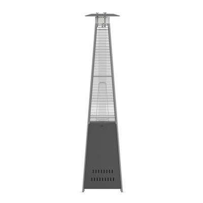 Flash Furniture Sol Propane Patio Outdoor Heater, 42,000 BTU, Slate Gray (NANFSDC01GY)