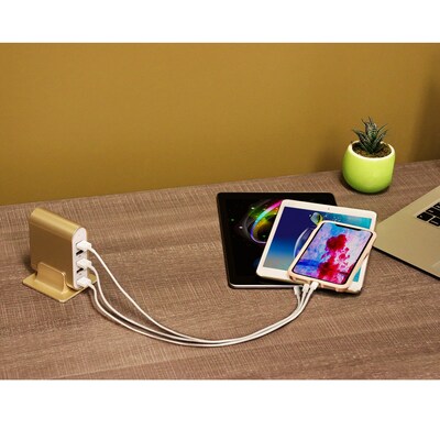 Trexonic USB-A Charging Station, Gold (936105179M)