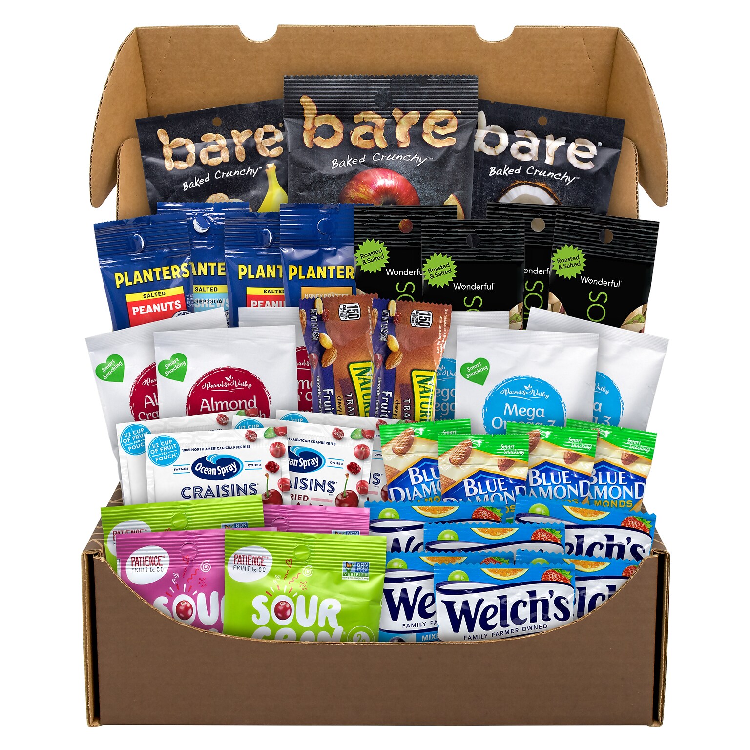 Break Box Pros Fruits & Nuts Snack Box, 37/Box (700-00155)