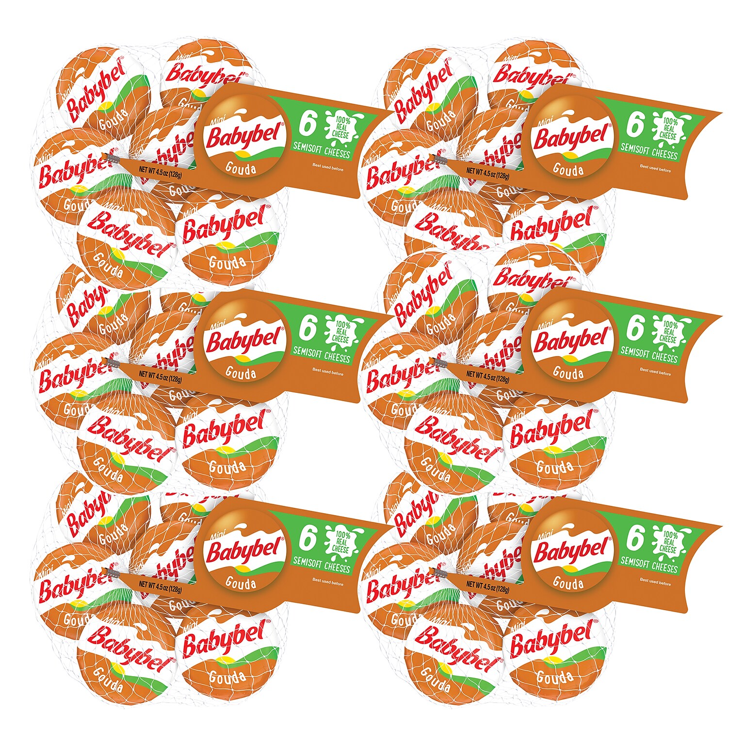 Babybel Gouda Cheese, 6/Pack (600-00230)