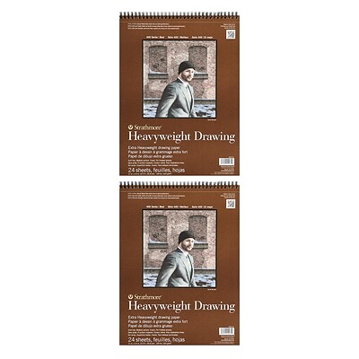 Strathmore Heavyweight Drawing Paper 11 in. x 14 in. pad of 24 sheets [Pack of 2](PK2-400-211-1)