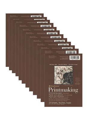 Strathmore 400 Series Heavyweight Printmaking Paper 5 in. x 7 in. pad of 20 sheets [Pack of 12](PK12-433-5)