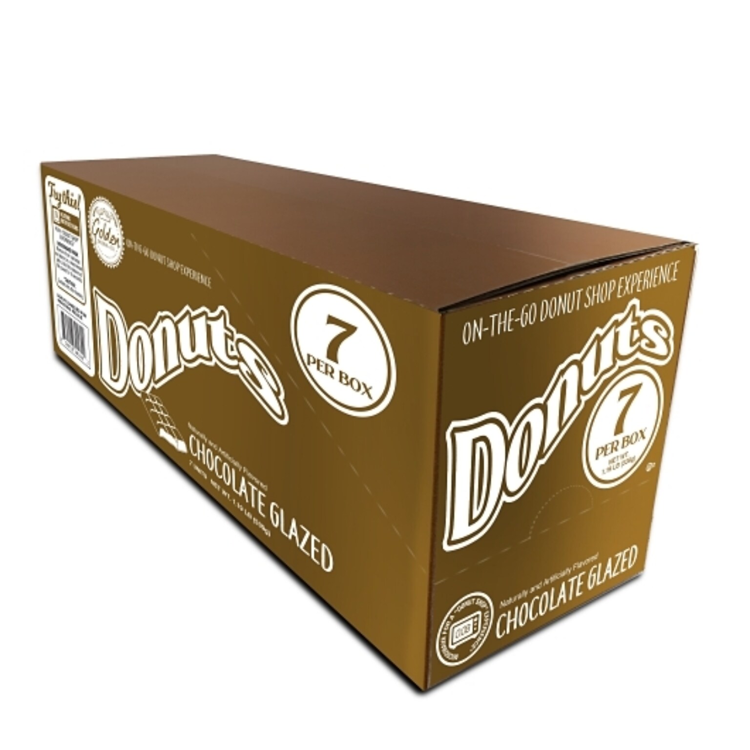 Golden Dough Chocolate Gazed Donut, 2.7 Oz. (307-00394)