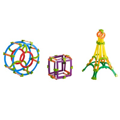 edxeducation GeoStix 3D Construction Set, 110 Pieces (CTU21380)