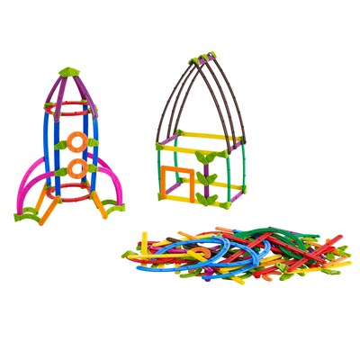 edxeducation GeoStix 3D Construction Set, 110 Pieces (CTU21380)