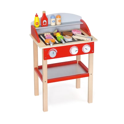 Learning Advantage Grill Playset with 18 Different Foods and Utensils (CTU50983)