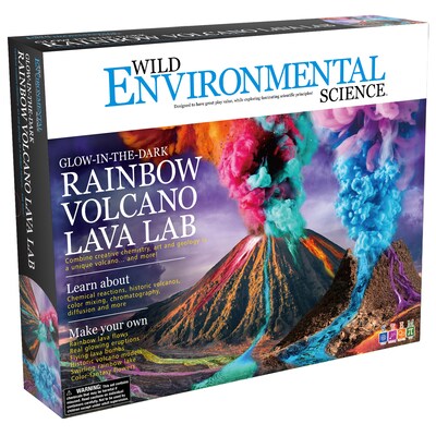 WILD ENVIRONMENTAL SCIENCE Rainbow Volcano Lava Lab (CTUWES118XL)