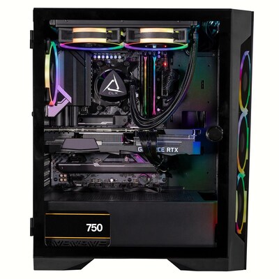 CLX SET TGMSETRTH2904BM Gaming Desktop Computer, AMD Ryzen 9 7900X, 32GB Memory, 500GB SSD, 4TB HDD