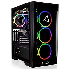 CLX SET TGMSETRTU2B02BM Gaming Desktop Computer, AMD Ryzen 9 7900X, 32GB Memory, 1TB SSD, 4TB HDD