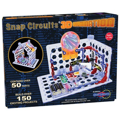 Elenco Snap Circuits 3D Illumination, 50 Pieces (EE-SC3DI) | Quill