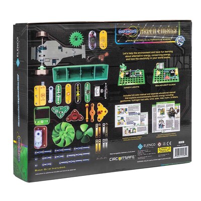 Elenco Snap Circuits Green Energy, 45 Pieces (EE-SCG225)