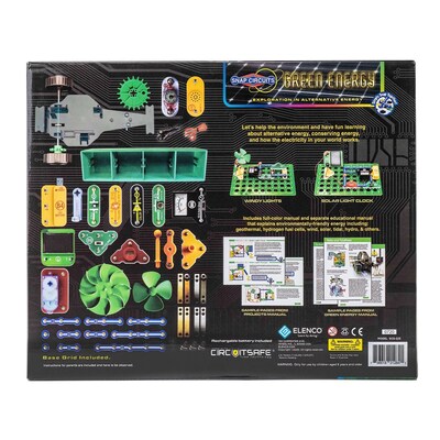 Elenco Snap Circuits Green Energy, 45 Pieces (EE-SCG225)