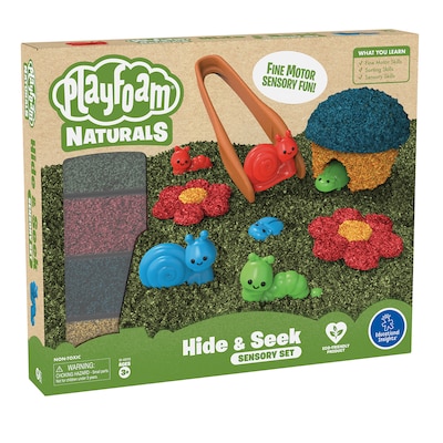 Educational Insights Playfoam Naturals Hide & Seek Sensory Set, 2 Colors Of Playfoam (EI-2272)