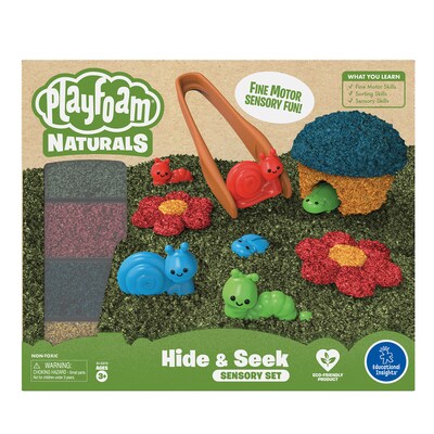 Educational Insights Playfoam Naturals Hide & Seek Sensory Set, 2 Colors Of Playfoam (EI-2272)