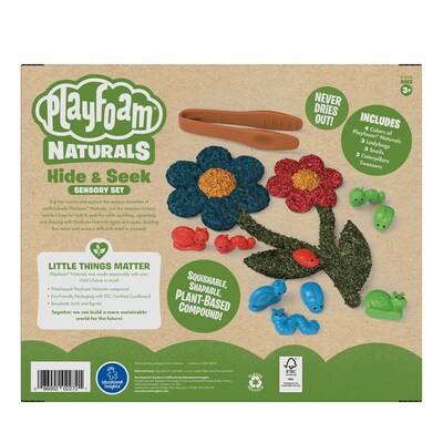 Educational Insights Playfoam Naturals Hide & Seek Sensory Set, 2 Colors Of Playfoam (EI-2272)