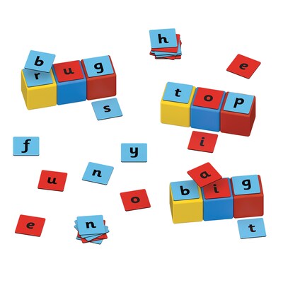 Geomag Magicube Word Building Set, Recycled, 79 Pieces (GMW259)