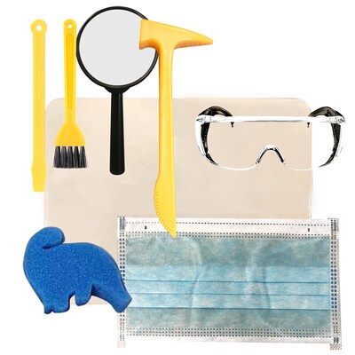 HamiltonBuhl Paleo Hunter Dig Kit for STEAM Education - All Five Dinosaurs (HECPHKIT5)