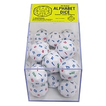 Koplow Games 30-Sided Alphabet Dice, Lower Case Letters, Box of 20 (KOP12986)