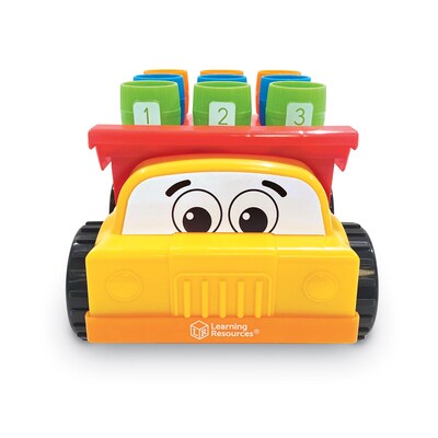 Learning Resources Tony the Peg Stacker Dump Truck, 10 Pieces/Pack (LER9133)
