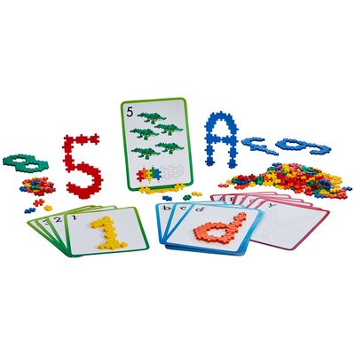 Plus-Plus Learn to Build ABCs & 123s - 400 Pieces & 40 Cards (PLL05099)
