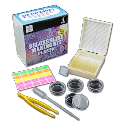 Supertek Deluxe Slide Making Kit, Plastic, 61 Pieces (SKFPH96002S3)