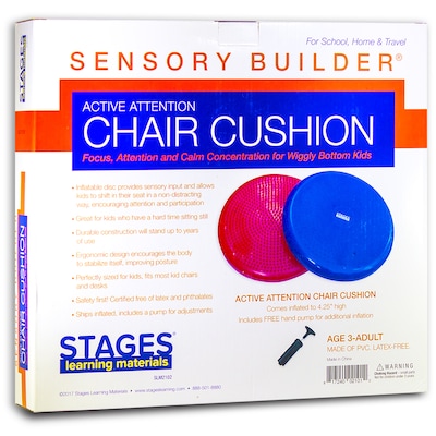 Stages Learning Materials Sensory Builder: Wiggle Cushion, Purple, Seating (SLM803)