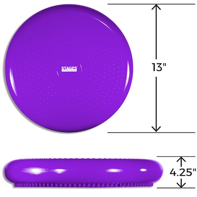 Stages Learning Materials Sensory Builder: Wiggle Cushion, Purple, Seating (SLM803)