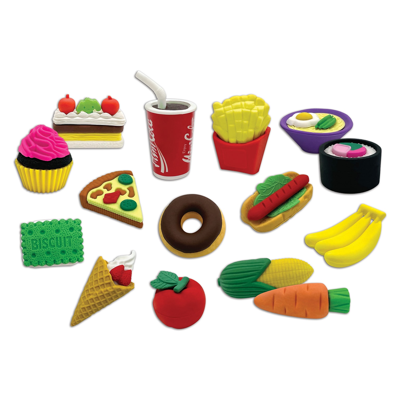 Teacher Created Resources Desk Pets Assorted Food, 40/Pack, 2 Packs/Bundle (TCR20001-2)