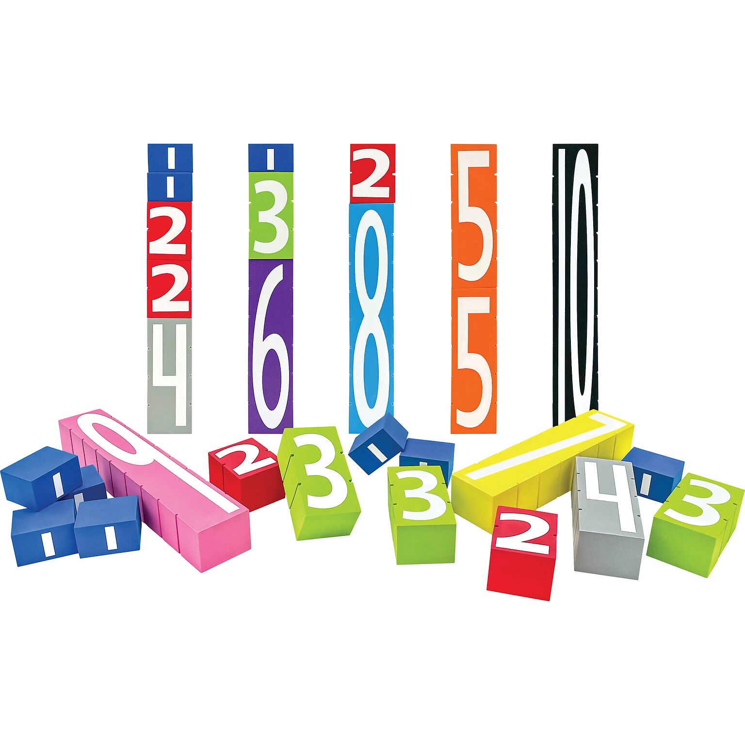 Teacher Created Resources Number Stax - Stacking Foam Number Blocks, 28 Pieces (TCR20123)