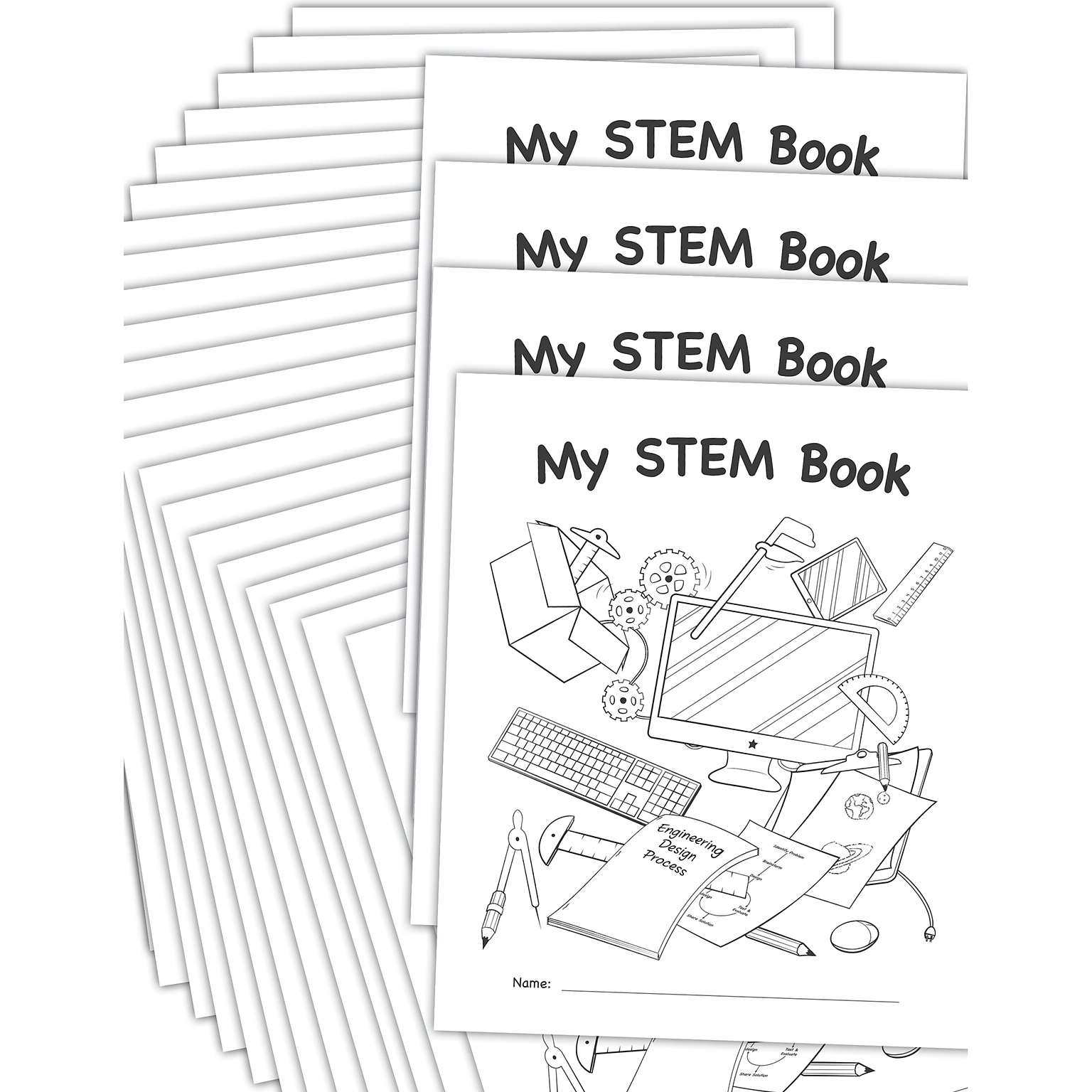 Teacher Created Resources My Own Books: My Own STEM Books Activity Book, 25/Pack