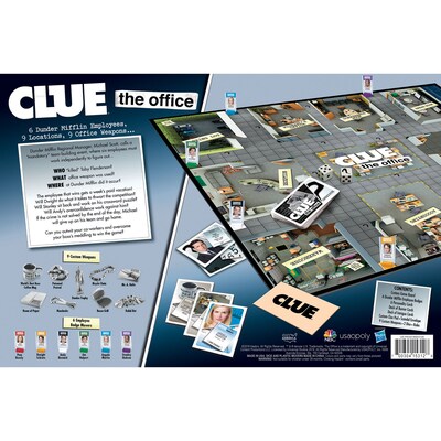 CLUE The Office Mystery Board Game (USACL051198)