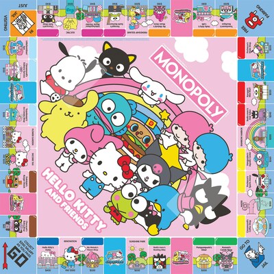 MONOPOLY Hello Kittyand Friends Board Game (USAMN075296)