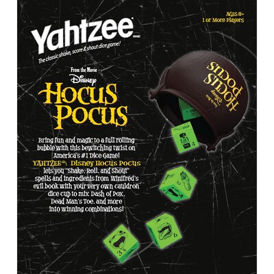YAHTZEE Disney Hocus Pocus Dice Game (USAYZ004652)