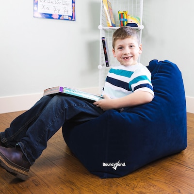 Bouncyband Comfy Cozy Peapod Inflatable Chair for Kids (BBAPDCHBU)