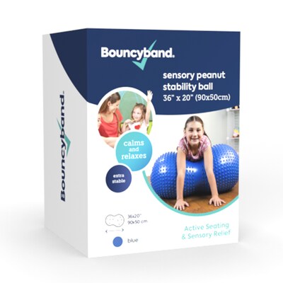 Bouncyband Sensory Peanut Stability Ball (BBASR95BU)