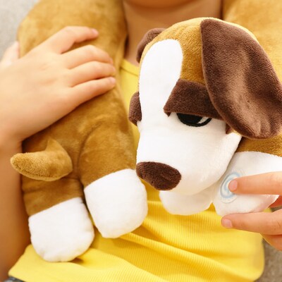 Bouncyband Sensory Vibrating Neck Pillow, Puppy (BBAVNDO)