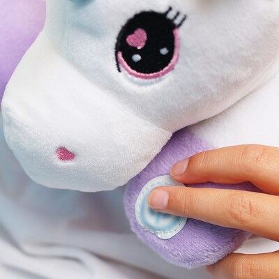 Bouncyband Sensory Vibrating Neck Pillow, Unicorn (BBAVNUN)