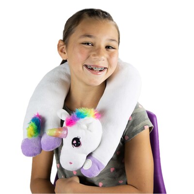 Bouncyband Sensory Vibrating Neck Pillow, Unicorn (BBAVNUN)